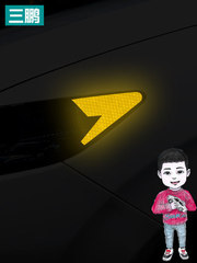 適用於本田傑德大燈貼美規反光貼改裝個性裝飾貼夜間創意汽車貼紙