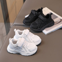 儿童运动鞋春秋新款透气网鞋女童鞋子小白鞋男童7-12小学生小白鞋