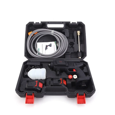 High-Pressure Brushless Car Wash High pressure car wash water gun - six-in-one-car-wash-gun-plastic-box-ten-batteries