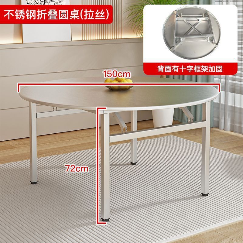 新商品の商用特厚ステンレステーブルは折りたたみ可能です。|undefined