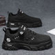 Men's Shoes 2024 Autumn New Low-top Slip-on Swivel Button Sports Casual Trendy Shoes Outdoor Waterproof Tooling Shoes
