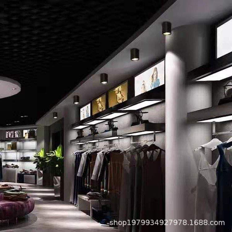 조정 가능한 각도 개방형 스포트 라이트 통로 상업 LED 개방형 다운 라이트 라운드 눈부심 방지 눈 보호 천장 호스트 램프