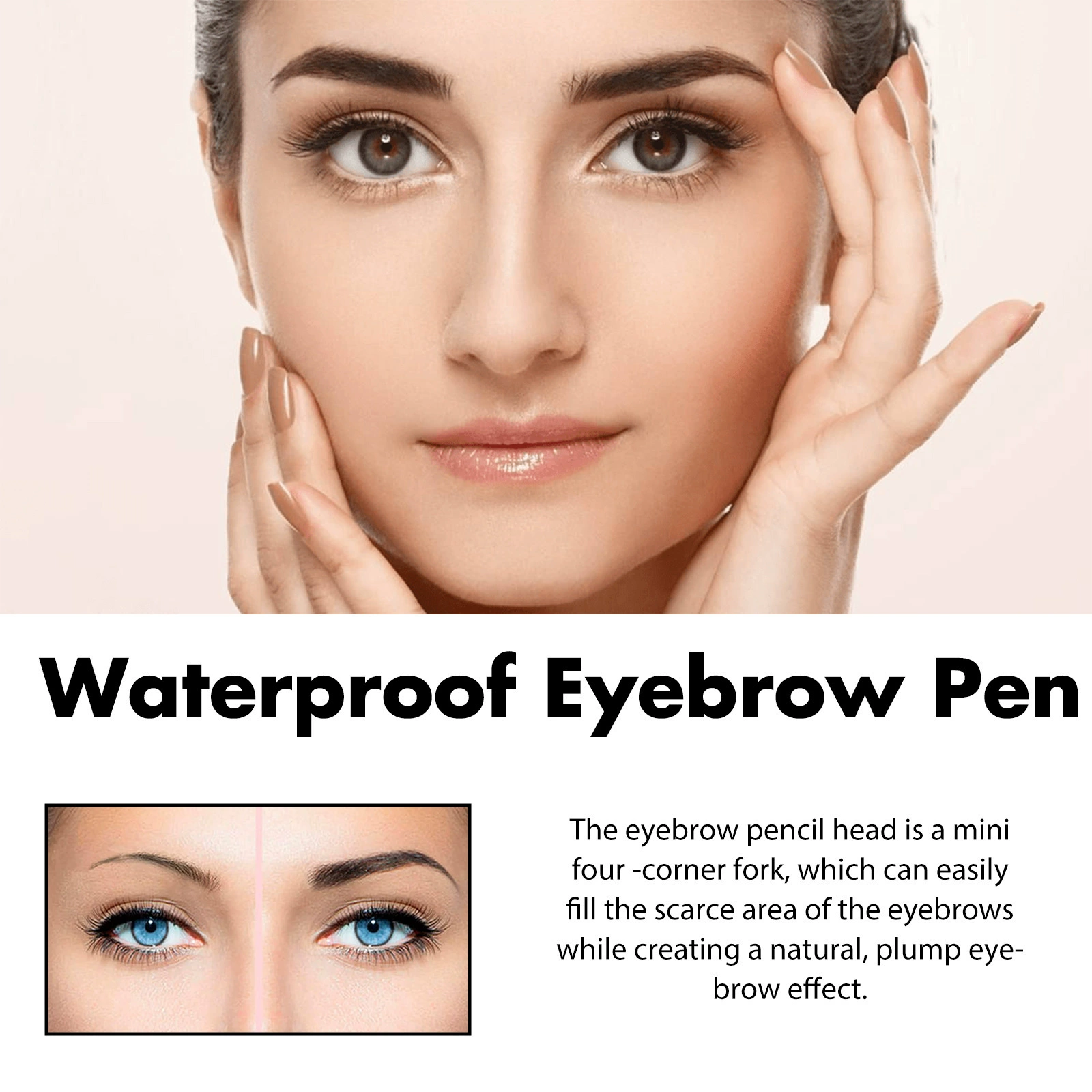 EELHOE Brown multicoloured eyebrow pencil for contouring for eyebrows