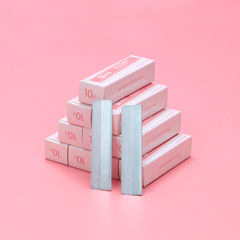 10片裝修眉刀片 不鏽鋼刮眉刀波紋刀片紋繡美妝工具批發