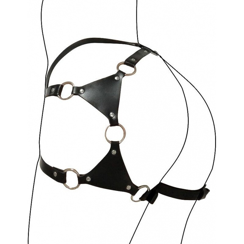 Mei-style Leather-made Underwear Performance Suit Assembling Accessories Binding Strap Cross-border Leather Strap Mei-style Leather-made Underwear Performance Suit Assembling Accessories Binding Strap Cross-border Leather Strap