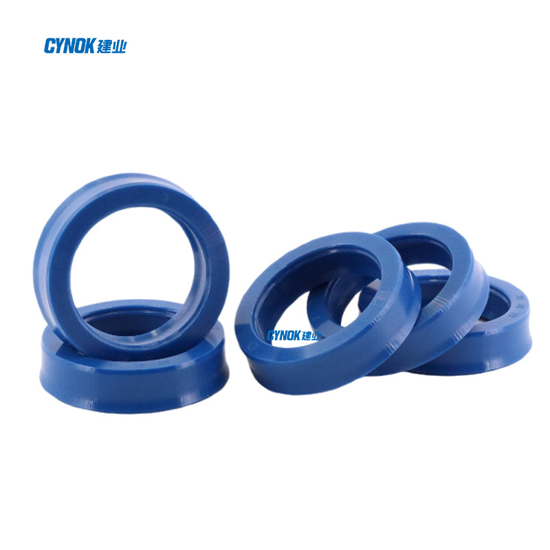 活塞杆密封件超唇液压油封，蓝色尺寸155*165*6/165*180*9