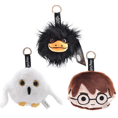 華納哈利波特毛絨小掛包可愛耳機零錢包玩偶公仔嗅嗅創意背包掛件
