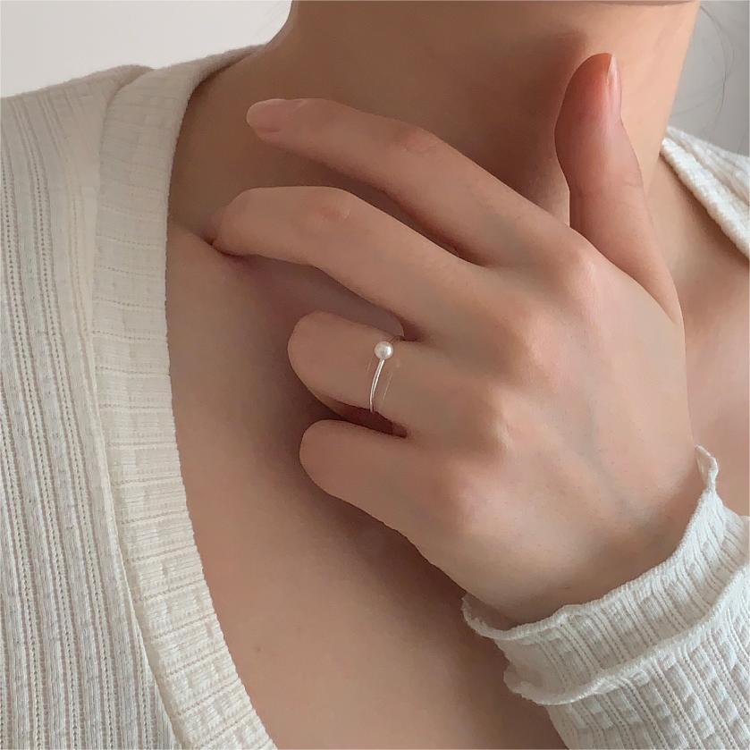 2g Weight 18K Gold Plated Plating Material Pearl Inlay Material Open Rings Classification Adjustable Ring Size 1 Piece Quantity Daily Occasion 925 Sterling Silver Material Geometric Pattern All Seasons Season Women's Gender Inlay Design Simple Style Style 18K Gold Plated 925 Sterling Silver Pearl Geometric Open Rings 925 Sterling Silver Rings 6
