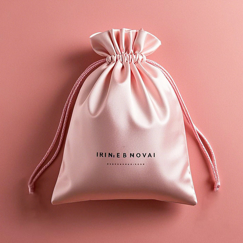 Satin Bunch Flap Pocket Pants Cosmetics Wig Storage Bag Gift Jewelry Packaging Bag Wedding Candy Bag Silks and Satins Bag