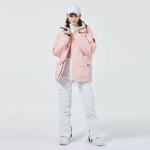 新款单板滑雪服套装男女情侣款保暖加厚韩版滑雪衣裤套装