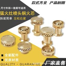 猛火灶配件大全九腔炉头分火器小火心喷火头吐天然气液燃气灶配件