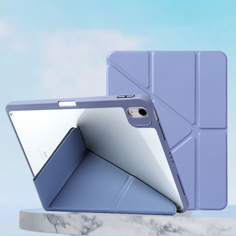 2025iPad 保護ケース Air5/4 透明ハードシェル 耐衝撃 pro11inch ペンホルダー付き 9.7インチ 第8世代スタンド|undefined