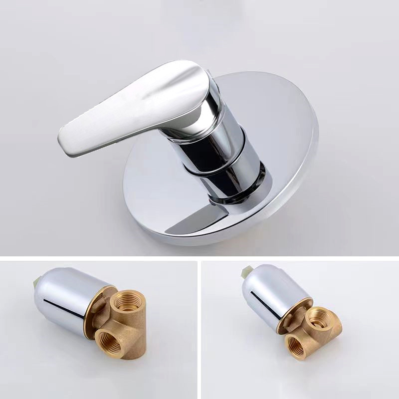 Cobre puro cabeza de ducha oculta Hotel Baño montado en la pared cabeza de ducha reparación accesorios universales