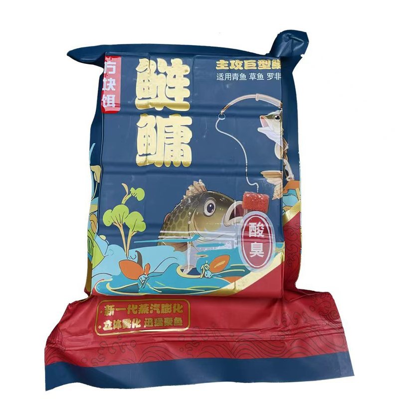 千鲤莱鱼饵料鲢鳙方块饵料酸臭腥臭草莓爆炸钩翻板钩打窝鱼饵料|undefined