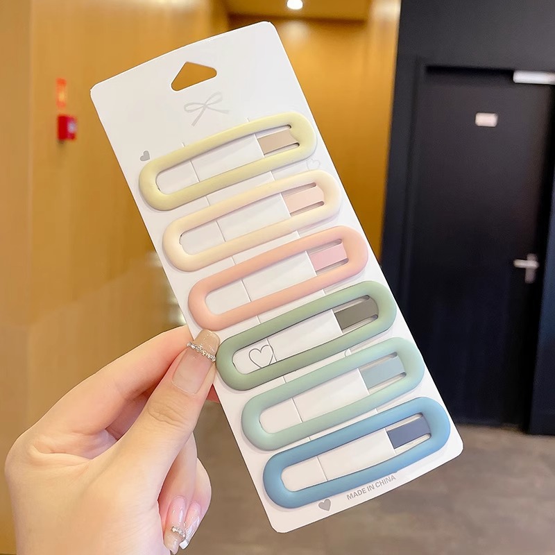 Pinza bb de color dopamina para niños cabello roto estrella de cinco puntas horquilla para niñas que no lastima el cabello, pinza para el cabello con flequillo para bebés, accesorios para el cabello lindos