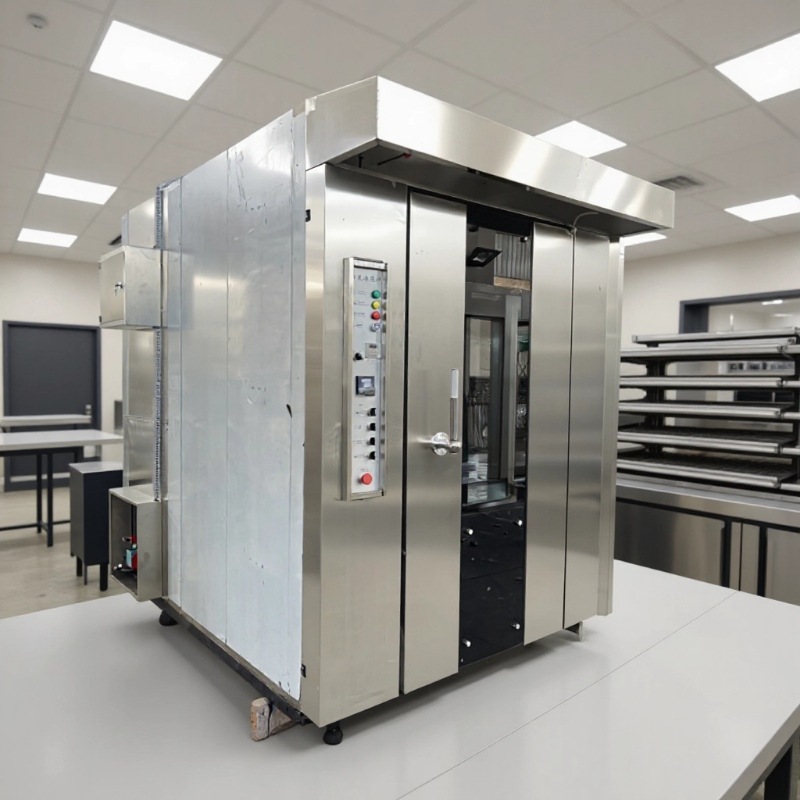 上海合强烤箱  32盘热风旋转烤炉 台车旋转烤炉 厂家 柴油旋转炉