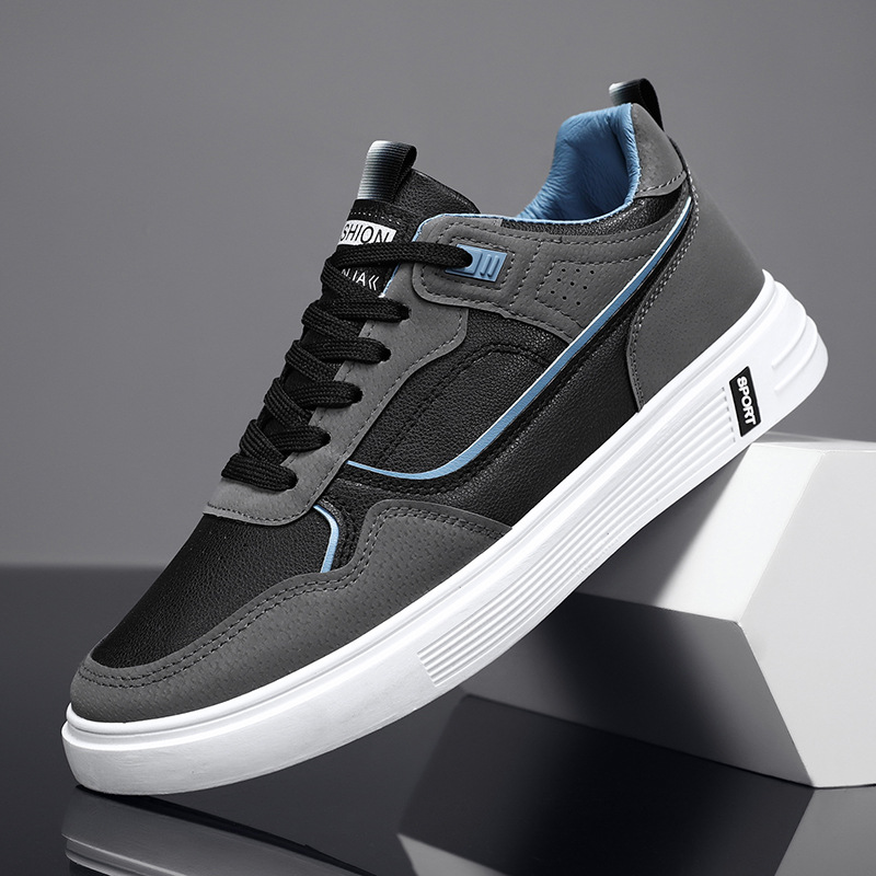 Zapatos de hombre 2024 nuevos zapatos blancos de otoño de moda coreana zapatos de skate juveniles zapatos deportivos casuales de moda hombres