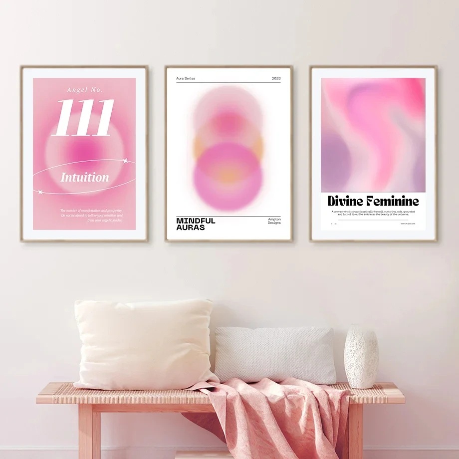 Pink Angel Digital Poster Print Flower Market Exhibition Gallery Wall Art Canvas Painting Living Room Decoration Picture 4