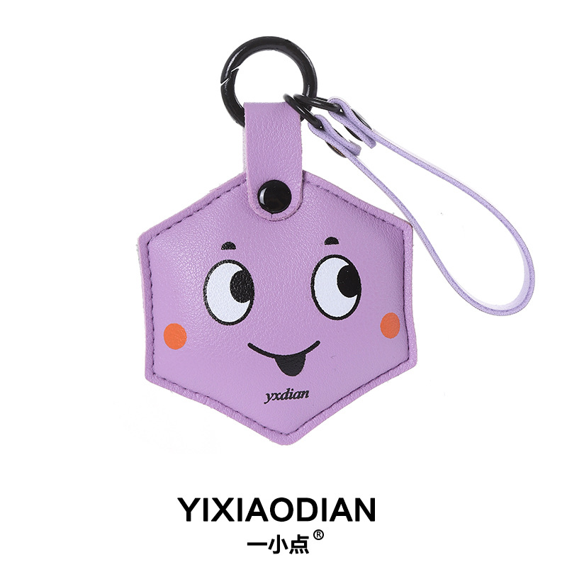 기하학적 펜던트-보라색