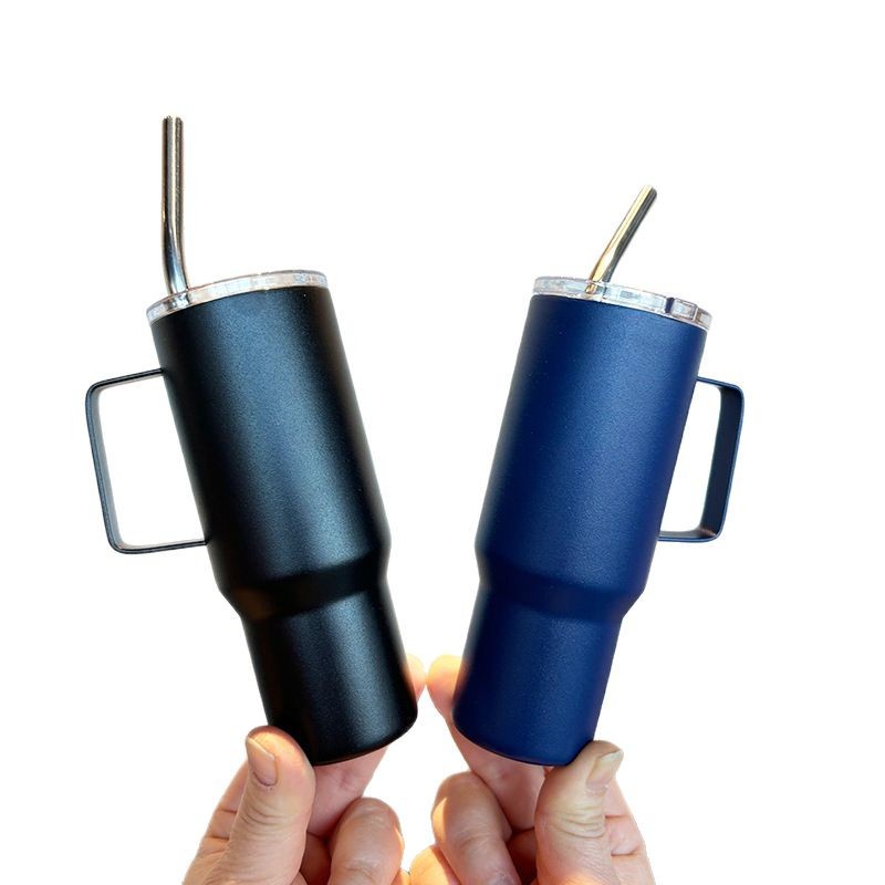 Nuevo 304 acero inoxidable 5oz mini mango taza de vino portátil taza de paja al aire libre taza de café 150ml