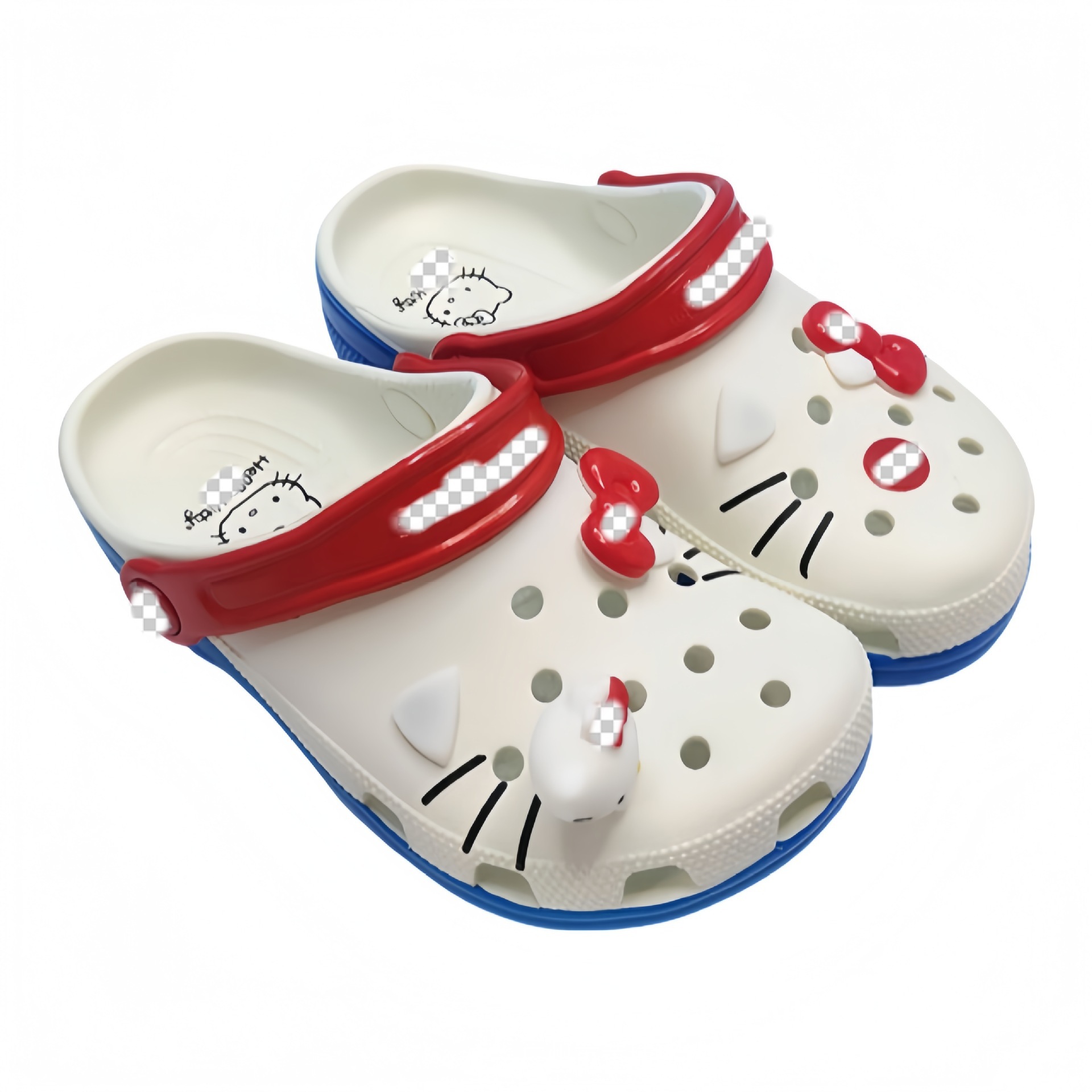 Niños agujeros zapatos de dibujos animados Snoopy sandalias antideslizantes transpirables lindas zapatillas floral al por mayor