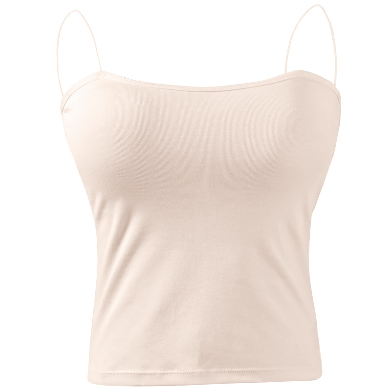 Práctica de danza moderna Honda de color carne estilo antiguo base de bailarina mujer adulta almohadilla en el pecho Chaleco de ropa interior elástica