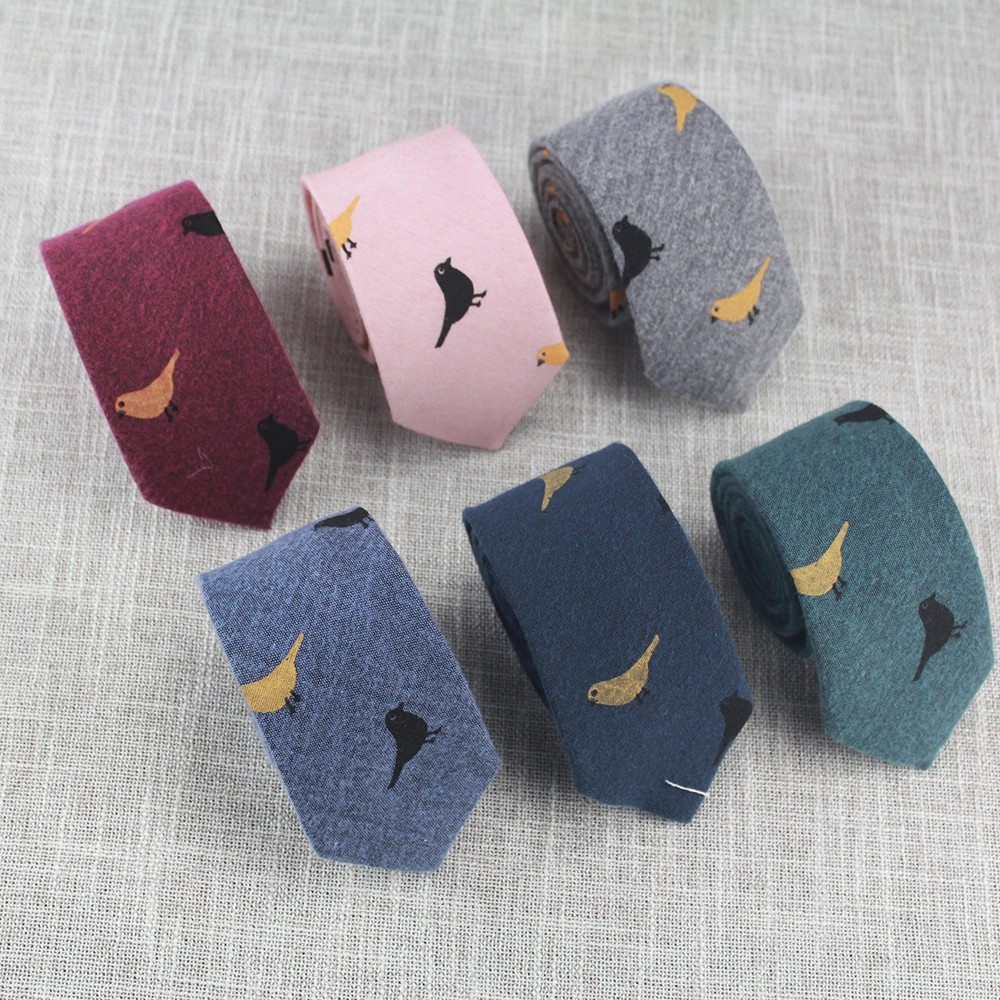 Cotton men and women 6CM necktie Korean Edition leisure time personality fashion Retro Trend Groom pattern marry wholesale