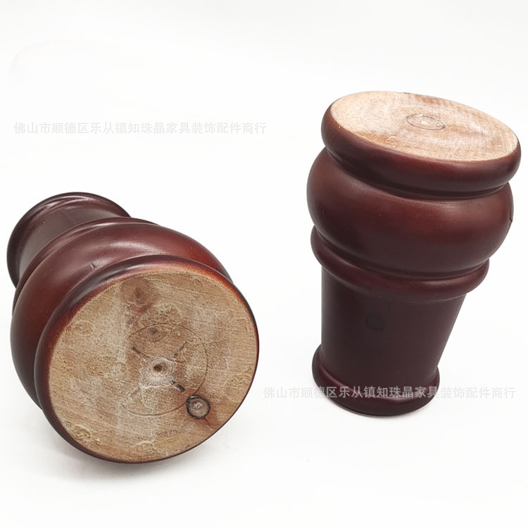 Manufacturers wholesale simple atmospheric practical chair wood sofa wooden foot light luxury wood table legs gourd foot solid wood legs