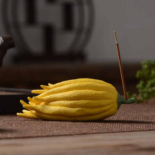 Tea Pet Handmade Chayote Ornaments Boutique Can Raise Ceramic Simulation Tea Mat Mandarin Kung Fu Tea Accessories Table Mini