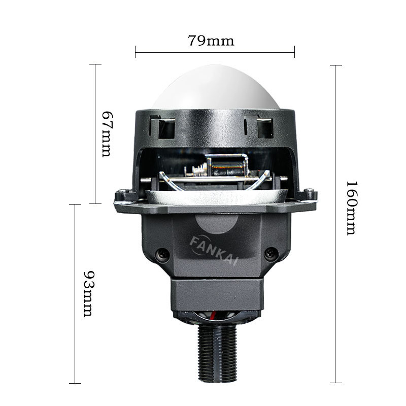 Nuevo transfronterizo C8 doble taza de lámpara sin pérdida LED lente de doble luz 75W de alta potencia transformada faro de automóvil cerca de un todo
