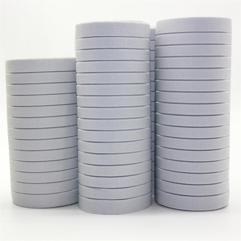 厂家现货105mm灰色网眼护腰松紧带 10.5cm弹力收腹带 透气鱼丝带