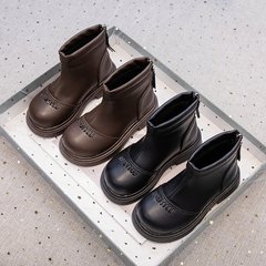 女童马丁靴2025新款秋冬儿童靴子短靴女宝英伦风穿搭皮靴单靴二棉