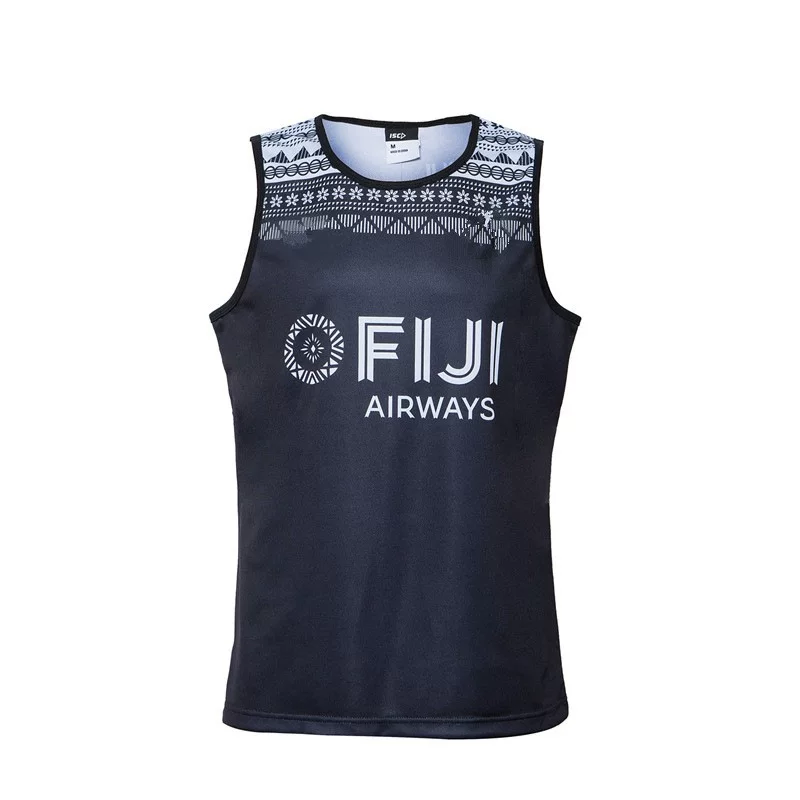 2020 Fiji Rugby Uniform Vest S-3XL Vest Manufacturer Wholesale and Dropshipping