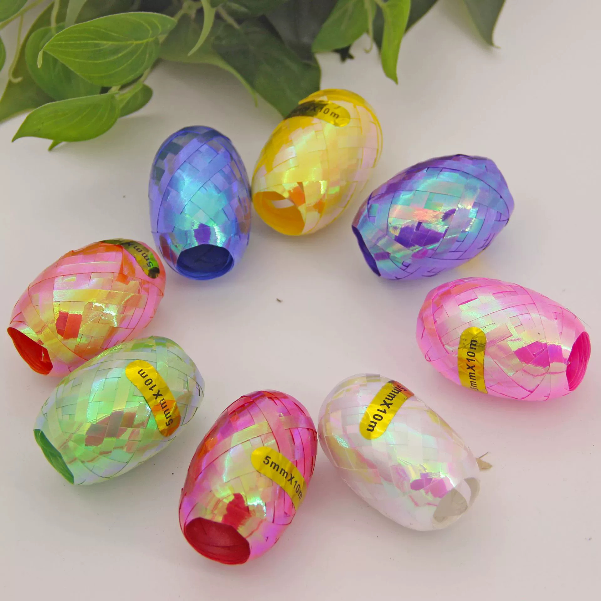 Свадебная композиция Радуга Регби Лента Галстук День рождения Украшение Галстук Веревка 10 м Лента для воздушных шаров оптом