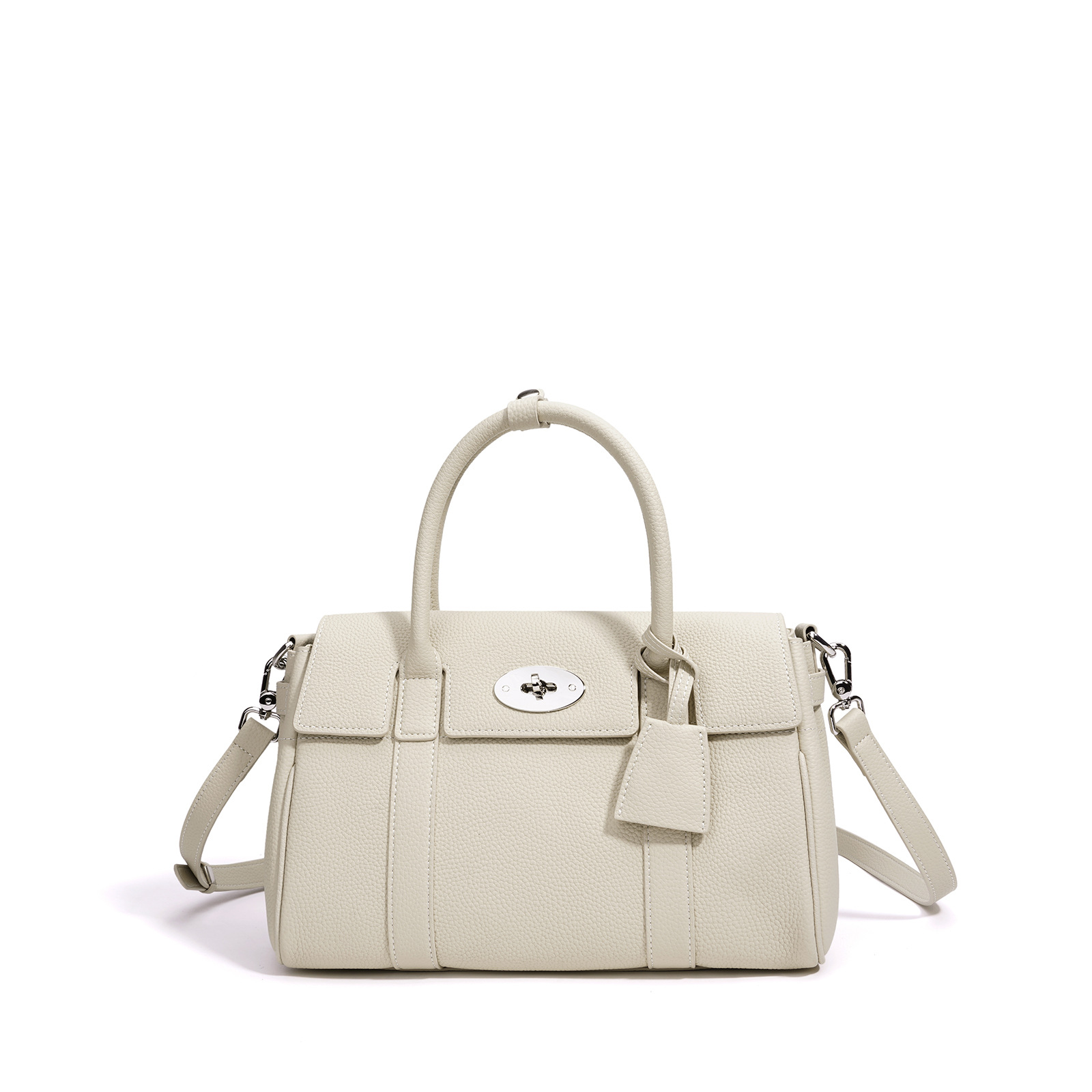 Premium Top Grain Cowhide Designer Handbag - Luxury Crossbody Shoulder Bag For Women, Elegant Commuter Style - Thumbnail 8