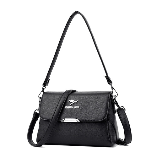 Midlife Women's Bag 2024 Summer New Mother Bag Korean Style Single Shoulder Crossbody Bag Simple Midlife Women's Bag Trendy Small Square Bag