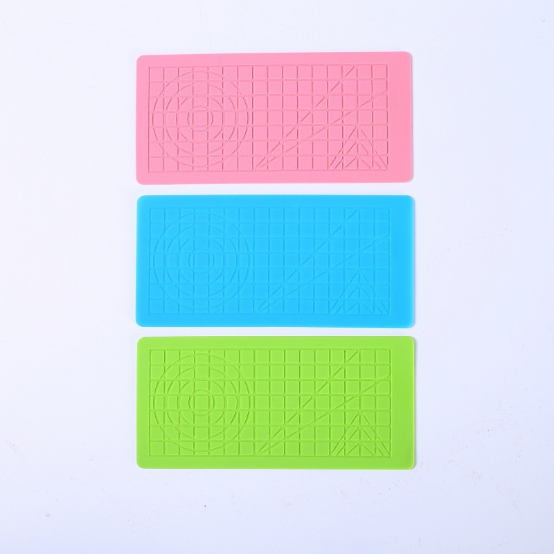 3D Printing Pen Special Silicone Tracing Mat, Handmade DIY Creative Geometric Drawing Board, Universal for Low-Temperature Pens