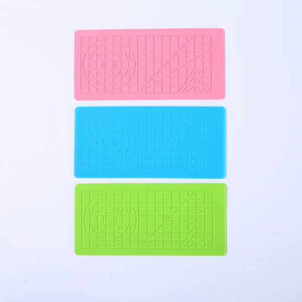 3D Printing Pen Special Silicone Tracing Mat, Handmade DIY Creative Geometric Drawing Board, Universal for Low-Temperature Pens