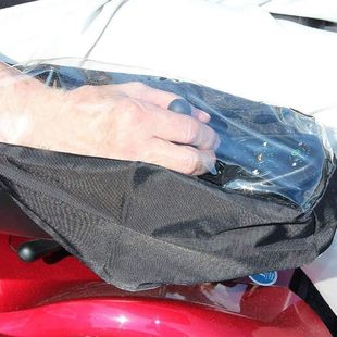 Cross-border outdoor hot sale disabled electric scooter transparent warm waterproof joystick cover windproof windshield cover