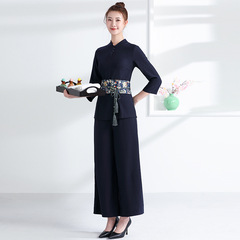 New Beauty Salon Foot Massage Technician Workwear JY-2064, Four Colors, Slim-Fitting and Body-Shaping