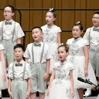 六一儿童合唱服男女童礼服演出服中小学生纱裙大合唱团诗歌朗诵服