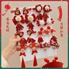 Children's hairgrip with bow, cute hair accessory, hairpins, Chinese style