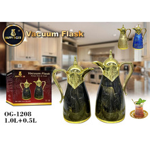 跨境热销Vacuum Flask保温水壶大容量便携阿拉伯热水瓶高端泡茶壶