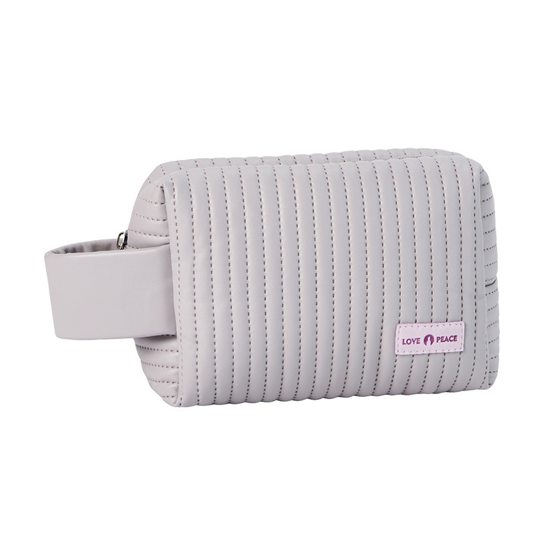 Nuevo pastel transfronterizo de octogón bolsas de maquillaje bolsas de maquillaje color caramelo bolsas de almacenamiento de viaje gran capacidad sensación de alta calidad al por mayor