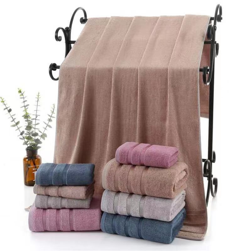 Bamboo fiber towel bath towel household soft absorbent wash bath bamboo charcoal large towel plain color broken gift wholesale Bamboo fiber towel bath towel household soft absorbent wash bath bamboo charcoal large towel plain color broken gift wholesale