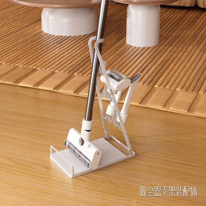 日式免打孔吸尘器支架拖把架批家居用品整理置物架|undefined