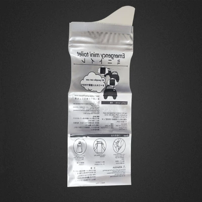 High-Speed Traffic Jam Emergency Urine Bag, Universal Disposable Portable Toilet Vomit Bag, Children's Urine Collection Bag Manufacturer (On-board emergency urine bag) - single-sided-10-silk-1328-3cm-silver-gray