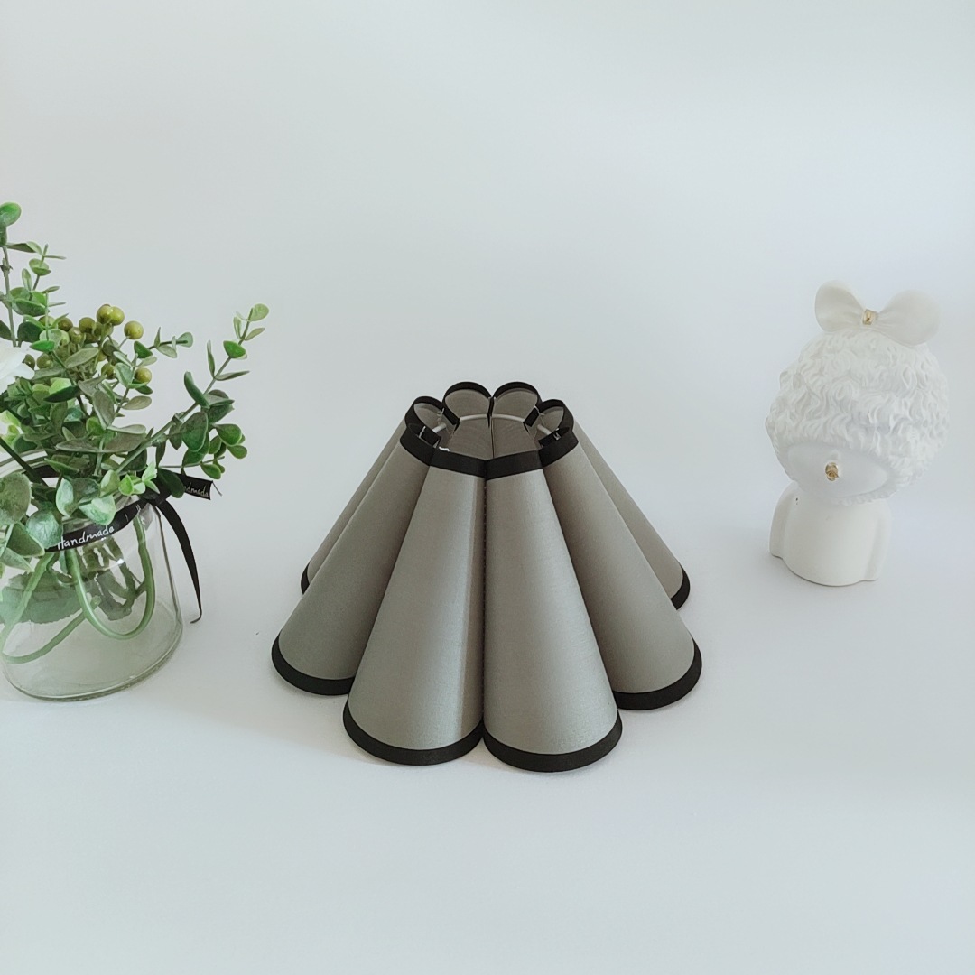 Xianfeng tela coreana compuesta de PVC sala de estar estudio dormitorio lámpara de cabecera accesorios lámpara de pared lámpara pétalos sombra de luz