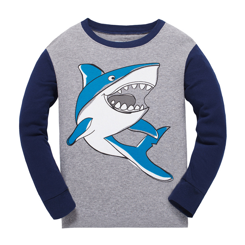 Traje de desgaste para el hogar para niños Comercio exterior al por mayor suministro transfronterizo niños pijamas de algodón de dibujos animados niños ropa de aire acondicionado para bebés