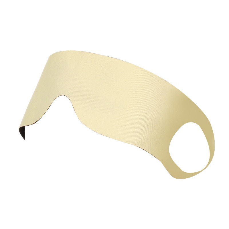 Venta caliente para dormir máscara de ojos ligera sin marcas para el almuerzo de alta protección de la luz de una pieza de máscara de ojos colgantes de orejas no máscara de ojos de protección de orejas